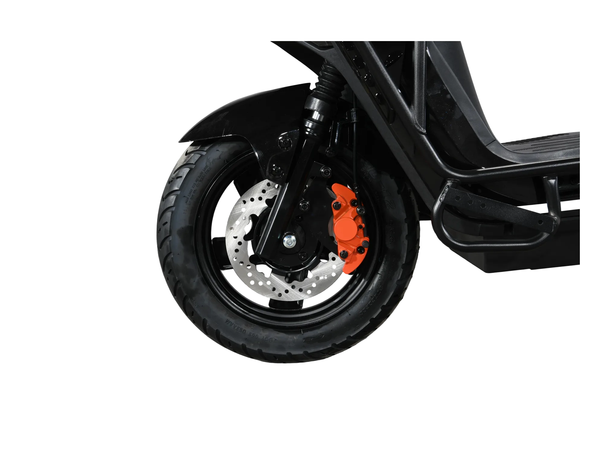 Front wheel & brake assembly